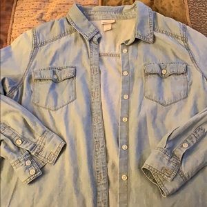 Jean button up